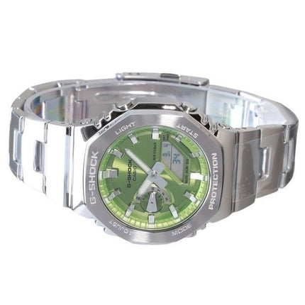 Casio G-Shock G-Steel Analog Digital Green Dial Quartz GM-2110D-3A 200M Men's Watch