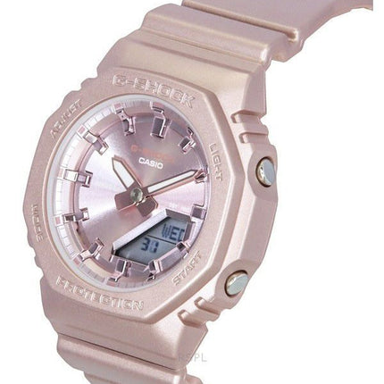 Casio G-Shock Analog Digital Bio-Based Resin Strap Pink Dial Quartz GMA-P2100ST-4A 200M Womens Watch