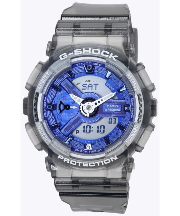 Casio G-Shock Analog Digital Blue Dial Quartz GMA-S110TB-8A 200M Women's Watch