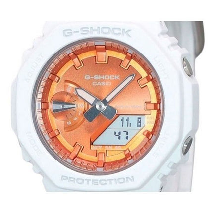 Casio G-Shock Analog Digital Seasonal Collection 2023 Orange Dial Quartz GMA-S2100WS-7A 200M Womens Watch