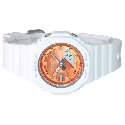 Casio G-Shock Analog Digital Seasonal Collection 2023 Orange Dial Quartz GMA-S2100WS-7A 200M Womens Watch