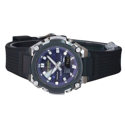 Casio G-Shock G-Steel Analog Digital Smartphone Link Bluetooth Blue Dial Solar GST-B600A-1A6 200M Men's Watch