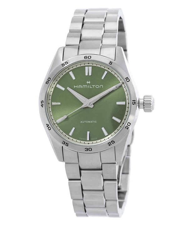 Hamilton Jazzmaster Performer Stainless Steel Green Dial Automatic H36105160 100M Women's Watch