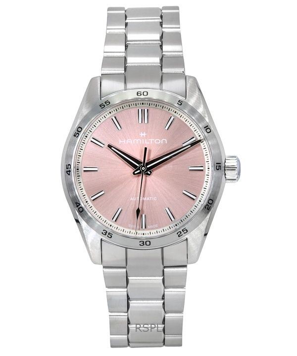 Hamilton Jazzmaster Performer Stainless Steel Pink Dial Automatic H36105171 100M Women's Watch