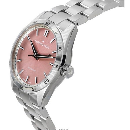 Hamilton Jazzmaster Performer Stainless Steel Pink Dial Automatic H36105171 100M Women's Watch