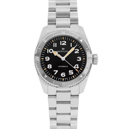 Hamilton Khaki Field Expedition Stainless Steel Black Dial Automatic H70225130 100M Men's Watch