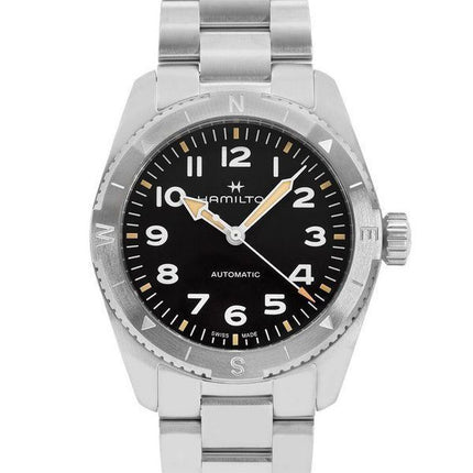 Hamilton Khaki Field Expedition Stainless Steel Black Dial Automatic H70225130 100M Men's Watch