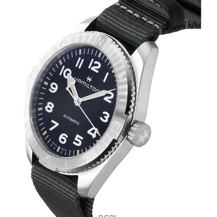 Hamilton Khaki Field Expedition Textile Strap Black Dial Automatic H70315930 100M Unisex Watch