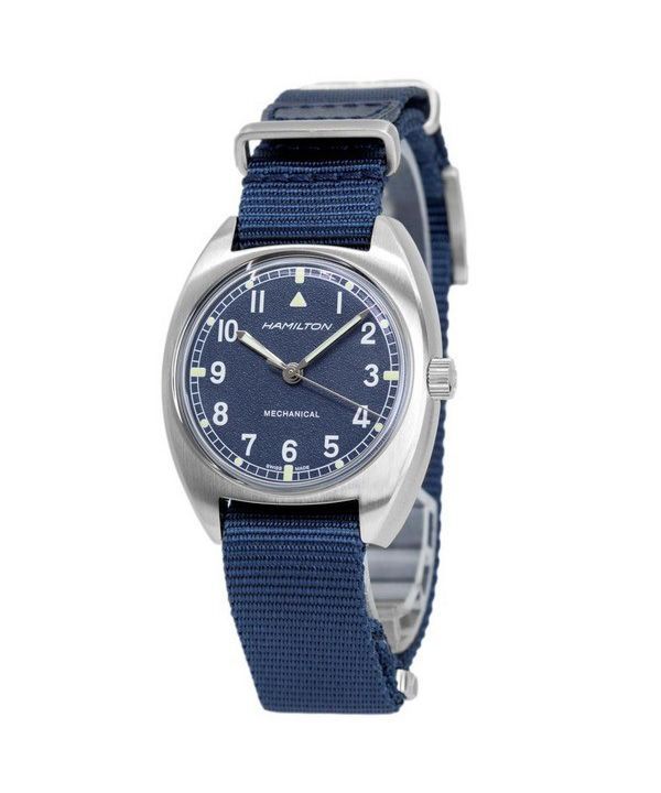 Hamilton Khaki Aviation Pilot Pioneer Blue Dial Mechanical H76419941 100M Men's Watch