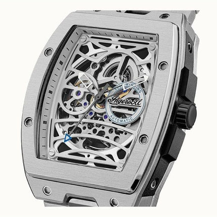 Ingersoll The Challenger Stainless Steel Silver Skeleton Dial Automatic I12310 Men's Watch