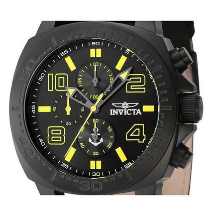 Invicta Ocean Voyage Chronograph Nylon Strap Black Dial Quartz 46287 Men's Watch