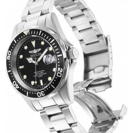 Invicta Pro Diver 200M Quartz Black Dial 8932 Men's Watch