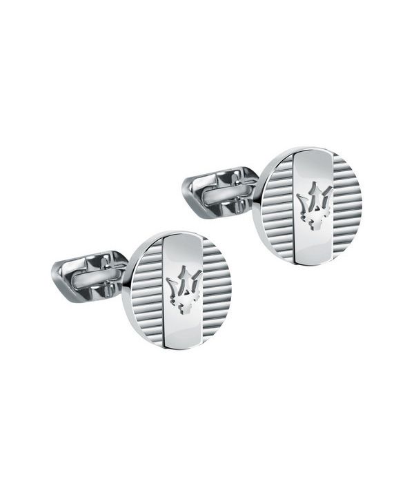 Maserati Jewels Stainless Steel Cufflinks JM121ATK13 For Men