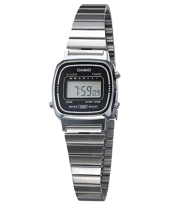 Casio Digital Classic Alarm Timer LA670WA-1DF LA670WA-1 Women's Watch