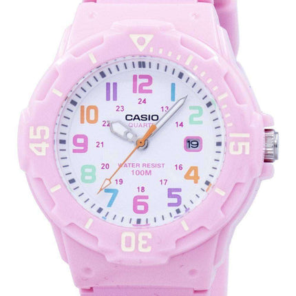 Casio Pink Resin Strap LRW-200H-4B2VDF LRW200H-4B2VDF Women's Watch