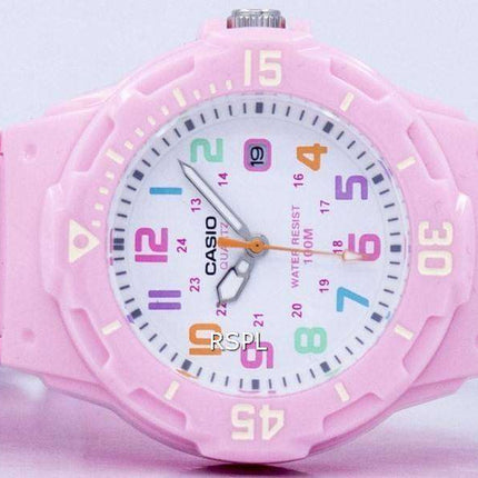 Casio Pink Resin Strap LRW-200H-4B2VDF LRW200H-4B2VDF Women's Watch