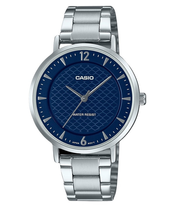 Casio Standard Analog Stainless Steel Blue Dial Quartz LTP-VT04D-2A Women's Watch