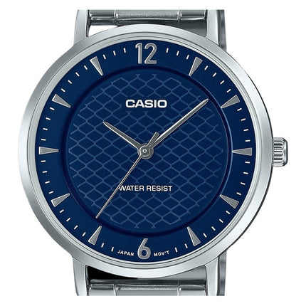 Casio Standard Analog Stainless Steel Blue Dial Quartz LTP-VT04D-2A Women's Watch