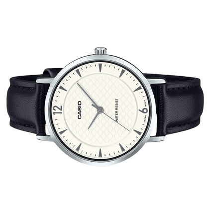 Casio Standard Analog Leather Strap White Dial Quartz LTP-VT04L-7A2 Women's Watch