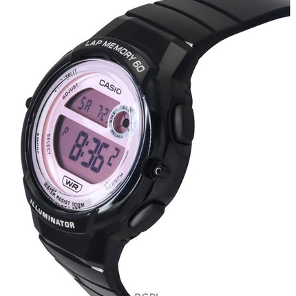 Casio Standard Digital Black Resin Strap Quartz LWS-1200H-1A2V 100M Women's Watch