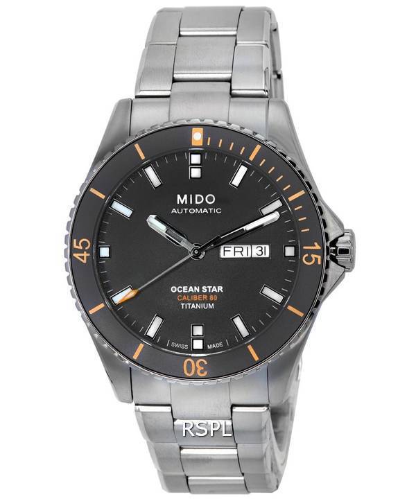 Mido Ocean Star 200 Anthracite Dial Automatic Divers M026.430.44.061.00 M0264304406100 200M Mens Watch