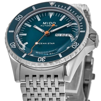 Mido Ocean Star Tribute Special Edition Blue Dial Automatic Diver's M026.830.11.041.00 200M Men's Watch With Gift Set