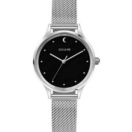 Oui & Me Bichette Black Dial Stainless Steel Quartz ME010172 Women's Watch