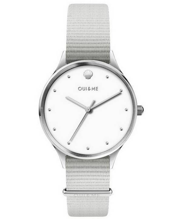 Oui & Me Petite Bichette White Dial Nylon Strap Quartz ME010200 Women's Watch