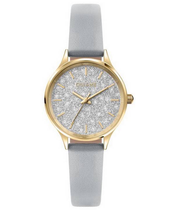 Oui & Me Bichette White Dial Leather Strap Quartz ME010271 Women's Watch