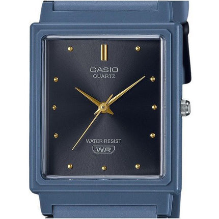 Casio POP Analog Blue Resin Strap Black Dial Quartz MQ-38UC-2A2 Women's Watch