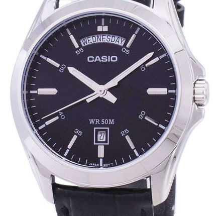 Casio Analog Black Dial MTP-1370L-1AVDF MTP-1370L-1AV Men's Watch