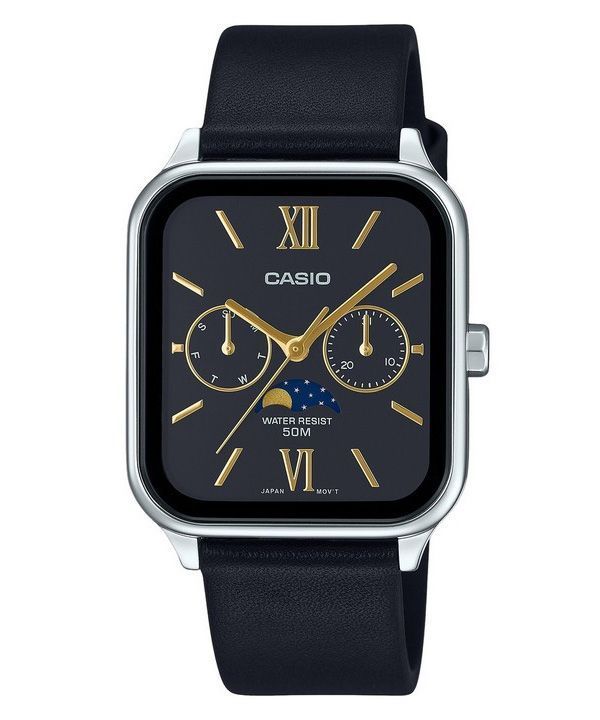 Casio Standard Analog Leather Strap Black Dial Quartz MTP-M305L-1A2V Men's Watch