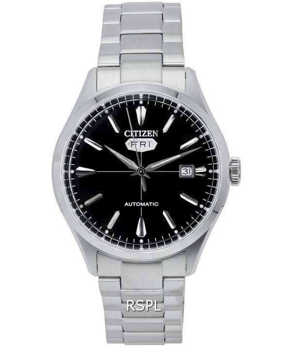 Citizen C7 Series Stainless Steel Black Dial Automatic NH8391-51E Men's Watch