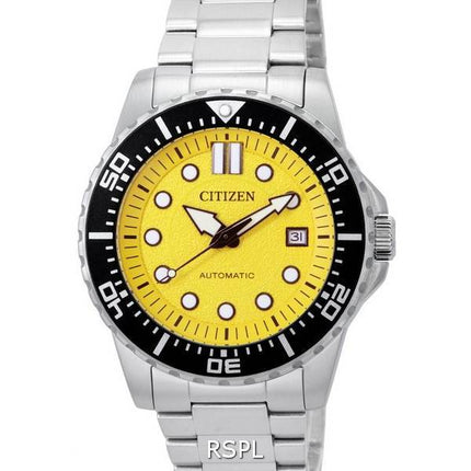 Citizen Urban Mechanical Yellow Dial Automatic NJ0170-83Z 100M Men's Watch