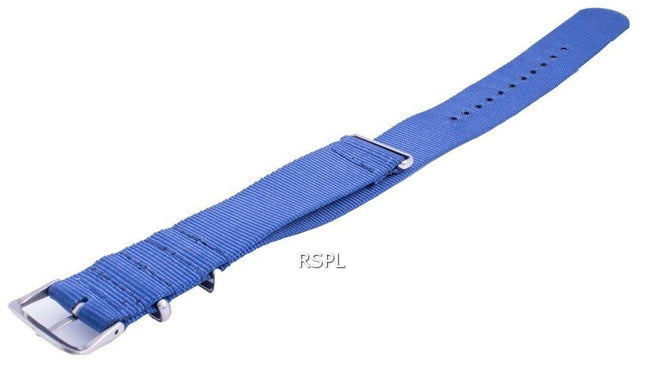 Ratio Nato8 Blue Nylon Watch Strap 22mm