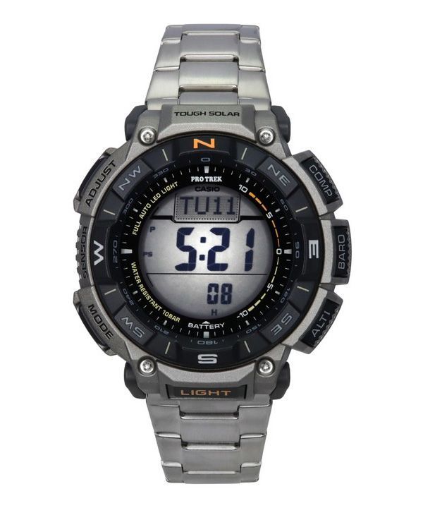 Casio ProTrek Digital Bio Based Resin Tough Solar PRG-340T-7 100M Men's Watch