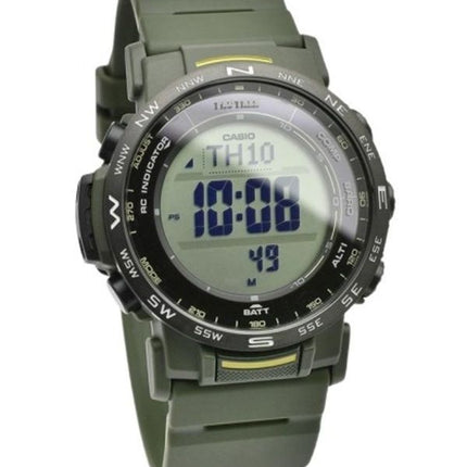 Casio Pro Trek Digital Bio-Based Resin Strap Tough Solar PRW-35Y-3B 100M Unisex Watch