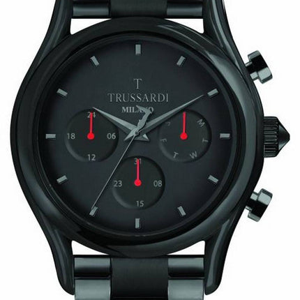 Trussardi T-Light Black Dial Stainless Steel Quartz R2453127009 Men's Watch