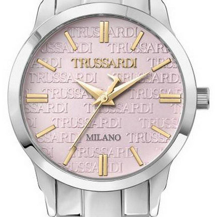 Trussardi T-Bent Pink Stainless Steel Dial Quartz R2453141508 Women's Watch