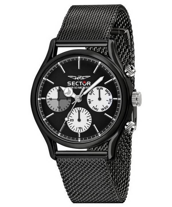 Sector 660 Black Dial Stainless Steel Quartz R3253517003 Men's Watch