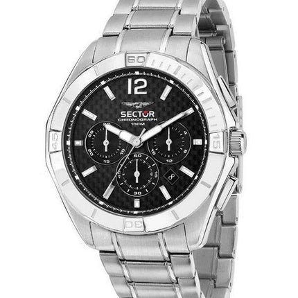 Sector 790 Chronograph Stainless Steel Black Dial Quartz R3273636003 100M Mens Watch