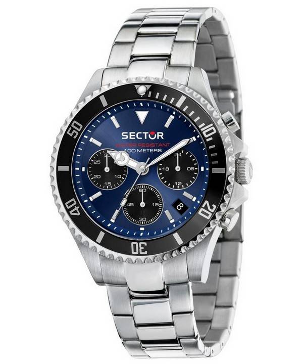 Sector 230 Chronograph Blue Dial Stainless Steel Quartz R3273661027 100M Men's Watch