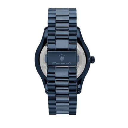 Maserati Tradizione Solar Blue Dial Quartz R8853146003 100M Men's Watch