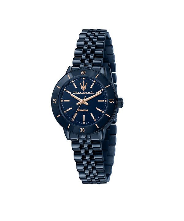 Maserati Stainless Steel Blue Dial Solar R8853149501 Women's Watch