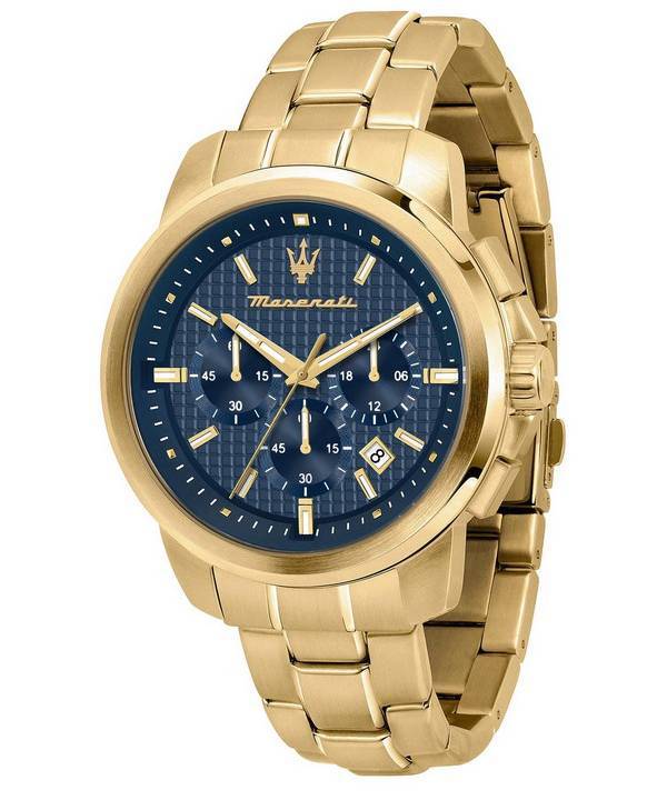 Maserati Successo Chronograph Blue Dial Quartz R8873621021 Mens Watch