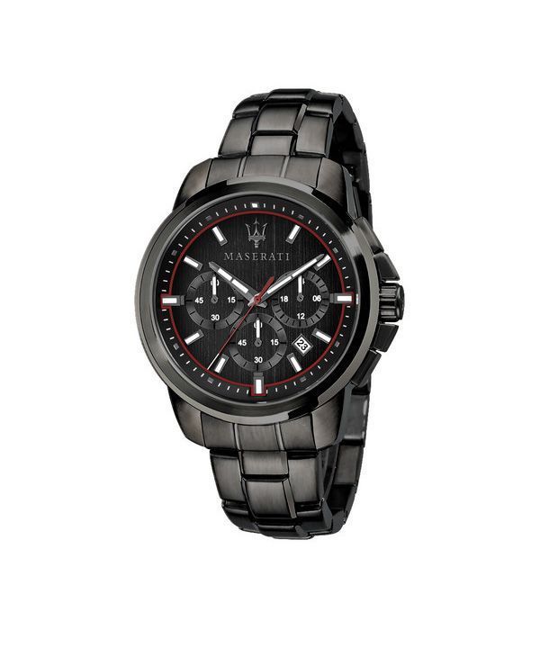 Maserati Successo Limited Edition Chronograph Stainless Steel Black Dial Quartz R8873621027 Men's Watch