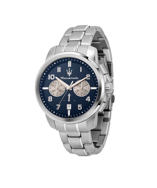 Maserati Successo Limited Edition Chronograph Stainless Steel Blue Dial Quartz R8873621029 Men's Watch