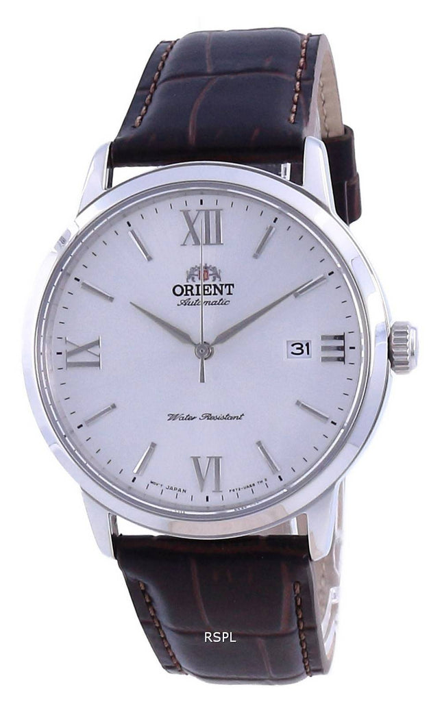 Orient Contemporary White Dial Leather Automatic RA-AC0F12S10B RA-AC0F12S30B Men's Watch