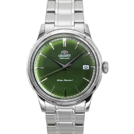 Orient Bambino Stainless Steel Grass Green Dial Automatic RA-AC0M09E Men's Watch