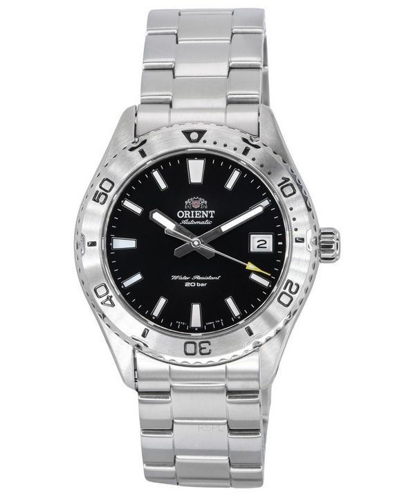 Orient Sports Mako Stainless Steel Black Dial Automatic Diver's RA-AC0Q01B10B RA-AC0Q01B30B 200M Men's Watch